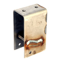 (image for) Trailer Suspension 3" Slipper Spring Rear Hanger 7 11/16" Tall Dexter/Redneck #30-66-1