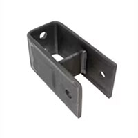 (image for) Trailer Suspension 2" Slipper Spring Rear Hanger 5 1/16 Tall 3" Wide Dexter/Redneck #721585-3