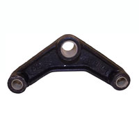 (image for) Trailer Multi-Axle Suspension 1 3/4" Double Eye Spring Equalizer Curved 6 1/4" Spring Hole Centers Dexter/Redneck #A2252CB