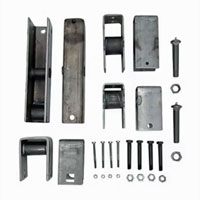 (image for) Trailer Combo Tandem Axle Spring Hanger Kit 2" Slipper Spring 3.5-8K Axle Dexter/Redneck #AP216-H238