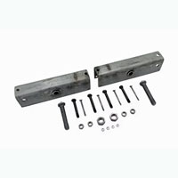 (image for) Trailer Tandem Axle Spring Hanger AP Kit 2" Slipper Spings 3.5-8K Axles 2" Slipper Spring 36" Spacing Dexter/Redneck #AP216