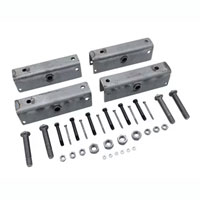 (image for) Trailer Triple 3.5-8K Axle Spring Hanger AP Kit 2" Slipper Springs Dexter/Redneck #AP302-134HD
