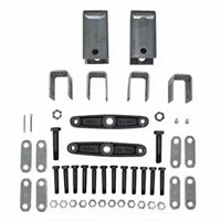 (image for) Trailer Spring Hanger Kit Tandem 2-7K Axles 1.75" Double Eye Spring 2 1/2" Front & Rear Hangers Dexter/Redneck #APT1
