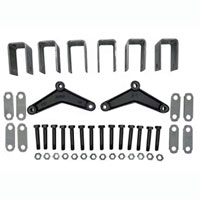 (image for) Trailer Spring Hanger Kit Tandem 2-7K Axles 1.75" Double Eye Spring 3 1/41 Front/Center/Rear Hangers Dexter/Redneck #APT5
