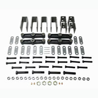 (image for) Trailer Spring Hanger Kit 2-7K Triple Axles 1.75" Double Eye Spring Straight Equalizer Dexter/Redneck #APTT1