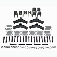(image for) Trailer Suspension 2-7K Triple Axle Spring Hanger Kit 1.75" Double Eye Springs Curved Equalizer Dexter/Redneck #APTT3