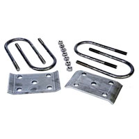 (image for) Trailer Suspension U-Bolt Kit 9/16"-18 X 8" For 8K 3 1/2'' Round Axle Dexter/Redneck #APUBR-35