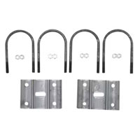 (image for) Trailer Suspension U-Bolt Kit 5/8"-11 X 8 7/8" 10K HD 5'' Round Axle Dexter/Redneck #APUBR-50