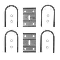 (image for) Trailer Suspension U-Bolt Kit 3/4"-10 X 9 5/8" For 12-16K 5'' Round Axle Dexter/Redneck #APUBR-55