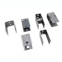 (image for) Trailer Tandem Axle Spring Hanger Only Kit 2" Slipper Springs 3.5-8K Axles 4 1/2" Front - 3 1/2" Center - 5 3/8" Rear Hangers Dexter/Redneck #H202