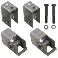 (image for) Trailer Single Axle 2.5" Slipper Spring Hanger Kit 3/4" Rubber Eye 10GD Axle Dexter/Redneck #HAP-158-00