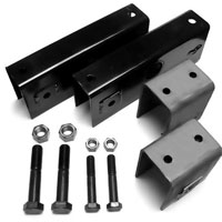 (image for) Trailer Multi Axle 3" Slipper Spring Hanger AP Kit 38" Axle Spacing 10-15K Axle Dexter/Redneck #HAP-203-00