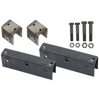 (image for) Trailer Multi Axle 3" Slipper Spring Hanger AP Kit 42 1/4" Axle Spacing 10-15k Axle Dexter/Redneck #HAP-203-02