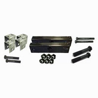 (image for) Trailer Multi Axle 3" Slipper Spring Hanger AP Kit 48 1/2" Axle Spacing 10-15k Axle Dexter/Redneck #HAP-203-03