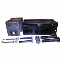 (image for) Trailer Suspension Multiple 9K Axle Spring Hanger Kit 2" Slipper Springs 38" Axle Spacing HAP-205-01