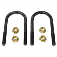 (image for) Trailer Suspension U-Bolt Kit 1/2" X 5 1/2" For 2 3/8" Round Axle Tubes Pkg Of 2