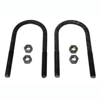 (image for) Trailer Suspension U-Bolt Kit 9/16"-18 X 7 1/4" For 3" Round Axle Tubes Pkg Of 2 Dexter/Redneck #SP01-080