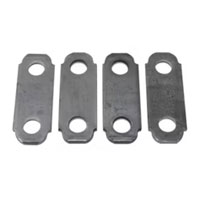 (image for) Trailer Shackle Strap Kit 2 1/4" X 1 1/4" 9/16" Hole Center Diameter Pkg Of 4 Dexter/Redneck #SP03-020