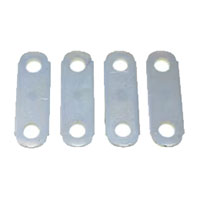 (image for) Trailer Zinc Shackle Strap 2 5/8'' Hole Center Pkg Of 4 Dexter/Redneck #SP03-240
