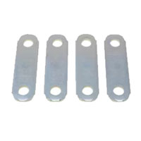(image for) Trailer Zinc Shackle Strap 3 1/8" Hole Centers Pkg Of 4 Dexter/Redneck #SP03-260