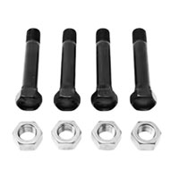 (image for) Trailer Suspension Shackle Bolt & Nut 9/16" Pkg Of 4 Dexter/Redneck #SP04-020
