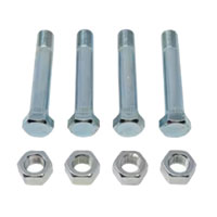 (image for) Trailer Shackle Bolt And Nut Zinc 9/16" X 3.5" Qty 4 Dexter/Redneck #SP04-240