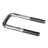 (image for) Trailer Galvanized Suspension U-Bolt 1/2"-13 X 4.81" For 2 1/8" Square Axle Dexter/Redneck #UBGC12X206X481