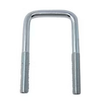 (image for) Trailer Zinc Suspension U-Bolt 7/16"-14 X 4" For 2 1/8" Square Axle Dexter/Redneck #UBZC716X212X400