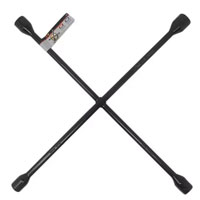 (image for) Lug Wrench 20" 4 Way Cross 17MM, 3/4”, 13/16” & 7/8” Dexter/Redneck #LW433
