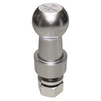 (image for) Trailer Hitch Ball 2" 5K 1" Rise Dexter/Redneck #211RM