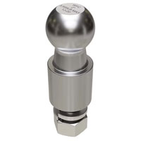 (image for) Trailer Hitch Ball 2" 3.5K 2" Rise Dexter/Redneck #212RM