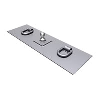 (image for) Gooseneck Hitch Plate 3/8” x 15” x 42” 1" Rise Dexter/Redneck #2516BP-1RD