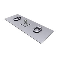 (image for) Gooseneck Hitch Plate 3/8” x 15” x 40” Dexter/Redneck #2516BPD