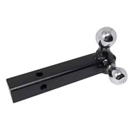 (image for) Receiver Hitch Ball Mount Dual-Ball Chrome Dexter/Redneck #DBM22516C