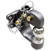 (image for) Combination Pintle Hitch 16K/16K 2" Ball Dexter/Redneck #DPH2000-US