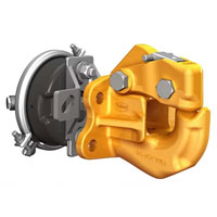 (image for) Pintle Hook 90k Rigid With Air Cushion & Fastlatch Dexter/Redneck #PH210RA11