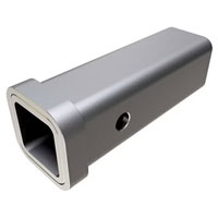 Trailer Receiver Tube 2" Square Hitch Bar 8" Long Raw Dexter/Redneck #RB08UP (image for) Trailer Receiver Tube 2" Square Hitch Bar 8" Long Raw Dexter/Redneck #RB08UP