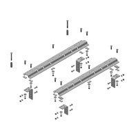 (image for) Patriot 5th Wheel Hitch Universal Rail Kit Dexter/Redneck #RVR3200