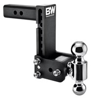 (image for) Trailer Receiver Hitch Ball-Mount Adjustable Channel Multi-Ball 10k 7" Drop Dexter/Redneck #TS10040B
