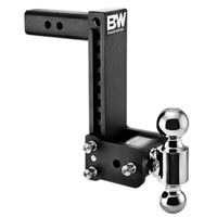 (image for) Trailer Receiver Hitch Ball-Mount Adjustable Channel Multi-Ball 10k 9" Drop Dexter/Redneck #TS10043B