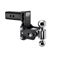 (image for) Trailer Receiver Hitch Ball-Mount AdjustableChannel Dual-Ball 14k 5" Drop Dexter/Redneck #TS20037B