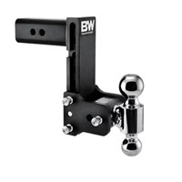 (image for) Trailer Receiver Hitch Ball-Mount Adjustable Channel Dual Ball 14k 7" Drop Dexter/Redneck #TS20040B