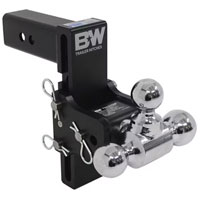 (image for) Trailer Receiver Hitch Ball-Mount Adjustable Channel Tri-Ball 14k 7" Drop Dexter/Redneck #TS20049B