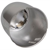 (image for) Trailer Push Through Center Cap Chrome 2.95" Diameter Center Dexter/Redneck #295EZ