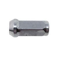 (image for) Trailer Hex Wheel Nut Chrome Bulge/Acron 9/16"-18 60° Cone Dexter/Redneck #916CLN-34