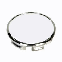 (image for) Chrome Trailer Wheel Center Cap Replacement Cover-Plug Dexter/Redneck #CCP-60C