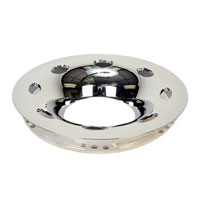 Trailer Wheel Liner Chrome 15" Wheels 5 On 4.5" Bolt Pattern Dexter/Redneck #QT545CLO (image for) Trailer Wheel Liner Chrome 15" Wheels 5 On 4.5" Bolt Pattern Dexter/Redneck #QT545CLO