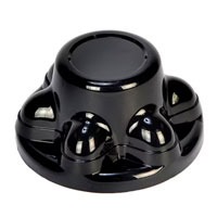 Trailer Wheel Hub Cover Black 15 - 16" Wheels 6 On 5.5" Bolt Pattern Dexter/Redneck #QT655B (image for) Trailer Wheel Hub Cover Black 15 - 16" Wheels 6 On 5.5" Bolt Pattern Dexter/Redneck #QT655B