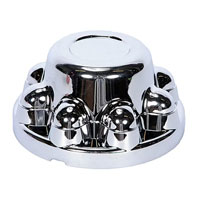 Trailer Wheel Hub Cover Chrome 16" Wheels 9/16" Studs 8 On 6.5" Bolt Pattern #QT865C (image for) Trailer Wheel Hub Cover Chrome 16" Wheels 9/16" Studs 8 On 6.5" Bolt Pattern #QT865C