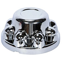 Trailer Wheel Hub Cover Chrome 16.5"-17.5 Wheels 8 On 6.5" Bolt Pattern Dexter/Redneck #QT965CHN (image for) Trailer Wheel Hub Cover Chrome 16.5"-17.5 Wheels 8 On 6.5" Bolt Pattern Dexter/Redneck #QT965CHN